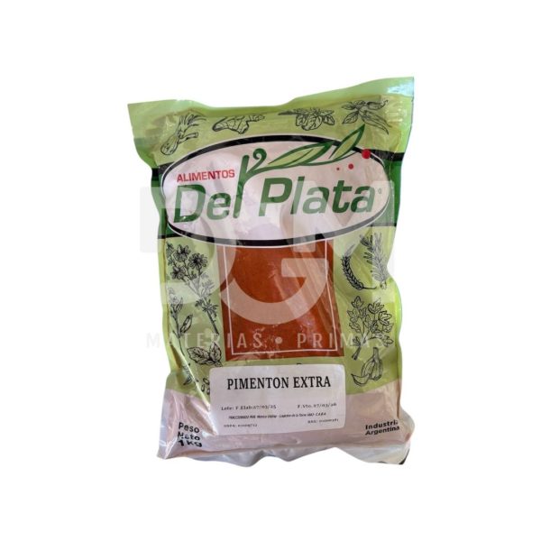Pimenton Extra Alim. del Plata bolsa x 1 kg.