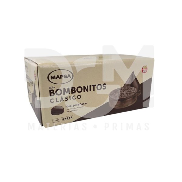 Baño Semi Amargo Bombonitos Mapsa Caja 3 x 1 kg