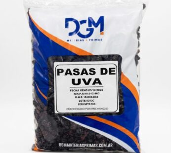 Pasas de Uva Negras Sultaninas Bolsa x 1 kg