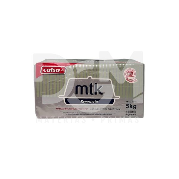 Margarina C/manteca Masas Mtk Calsa Pilon X5 Kgs