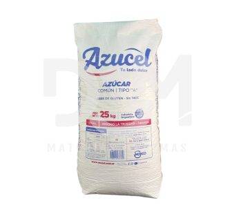 Azucar Comun Tipo “a” Sin Tacc Azucel Bolsa X 25 Kgs