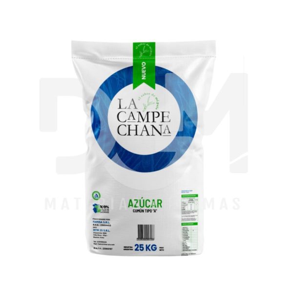Azucar Comun Tipo "a" La Campechana Bolsa X 25 Kgs