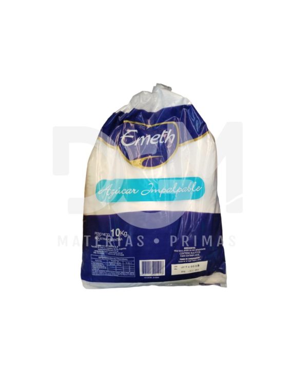 Azucar Impalpable Emeth Bolsa X 10 Kg