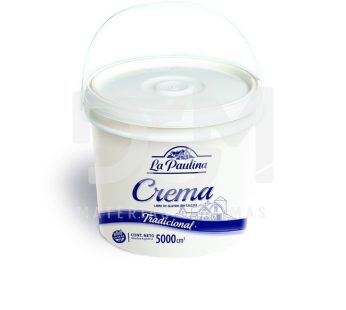 Crema De Leche 44% La Paulina Balde X 5 Kgs