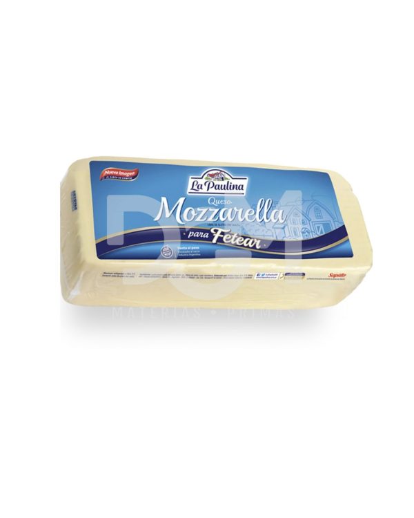 Mozarella Barra La Paulina (venta Al Peso) El precio publicado es por kilo. Para comprar productos con el precio al peso contactarse directamente con ventas al 11.4409.0342