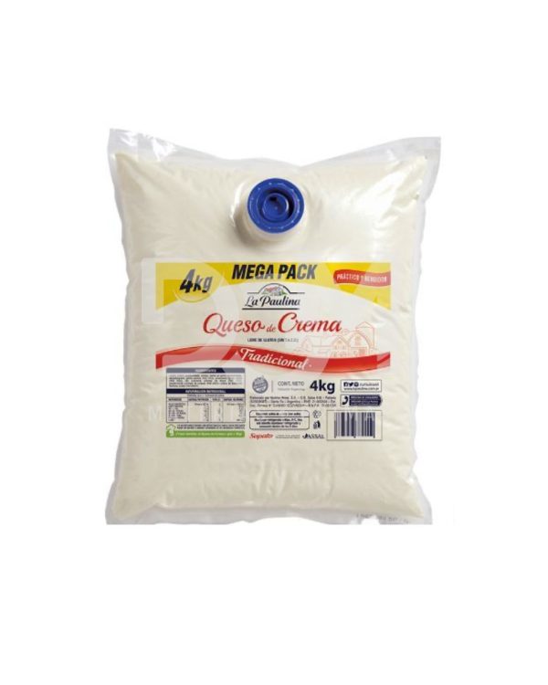 Queso Crema La Paulina Pouch X 4 Kg