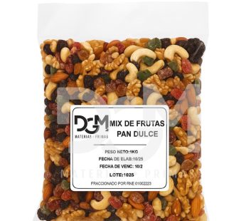 Mix De Frutas Pan Dulce Bolsa X 1 Kg