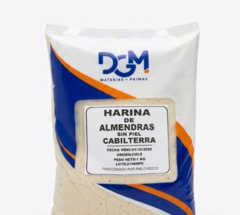 Harina De Almendras Sin Piel Cabilterra Bolsa X 1 Kg